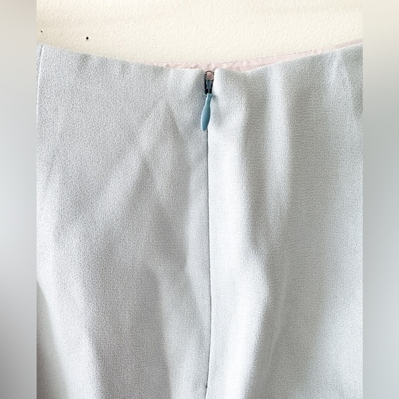 Hugo Buscati - Powder Blue Mini Skirt - Size: 10 - Picture 3 of 10